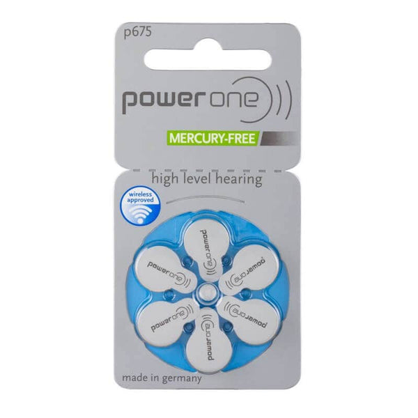 Power One Zubehör Power One Hörgerätebatterien p675